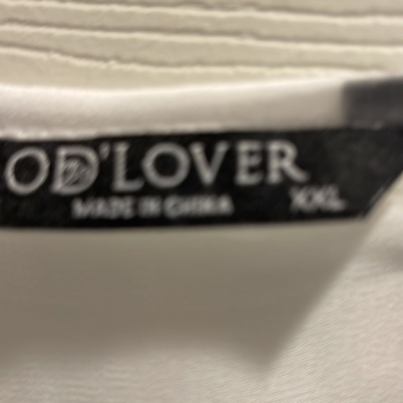 Swimsuit Floral lace 3/4 sleeve sheer coverup white size xxl new - Picture 7 of 7